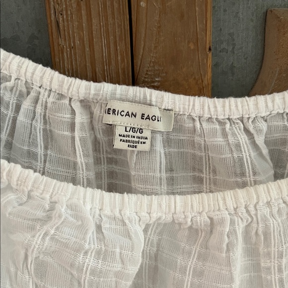 American Eagle Outfitters White Lace Blouse - Picture 2 of 3